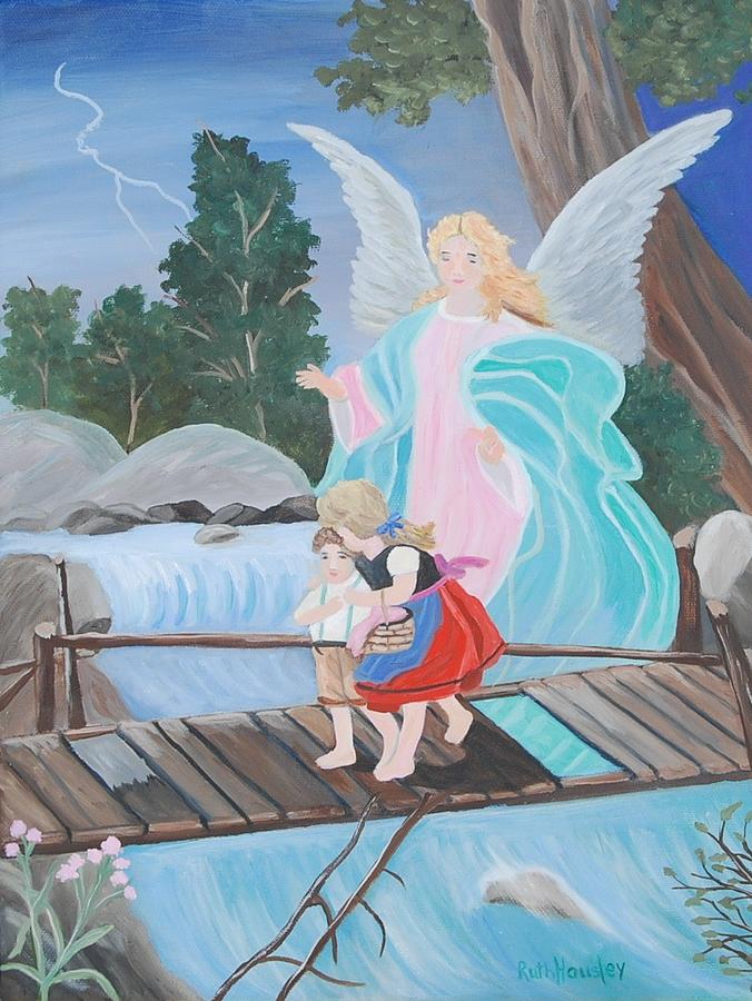 Landscape Painting - Guardian Angel by Ruth Housley Landscape Painting - Guardian Angel by Ruth Housley