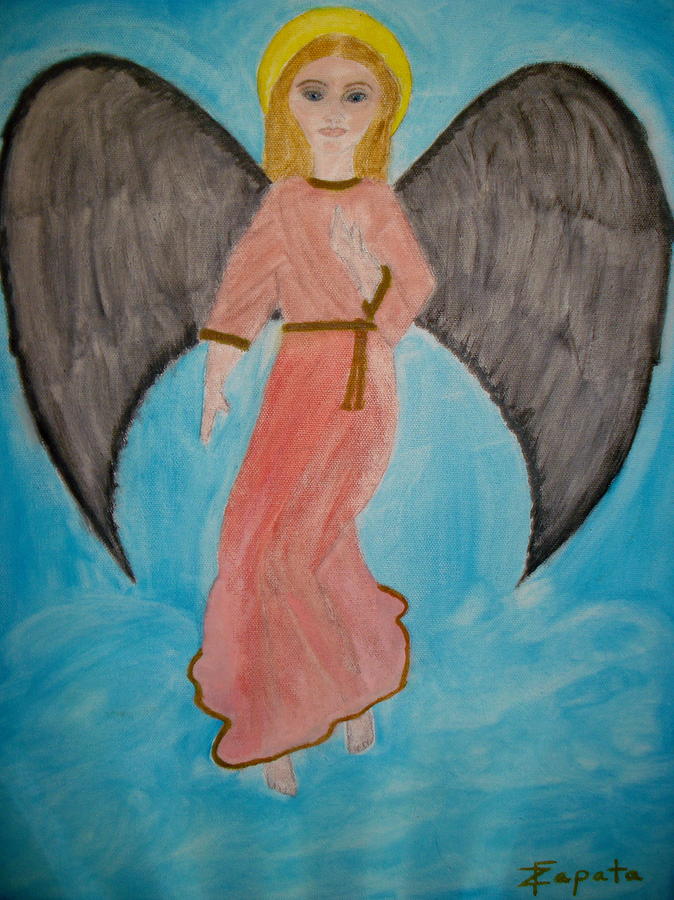 Guardian Angel Painting by Felix Zapata