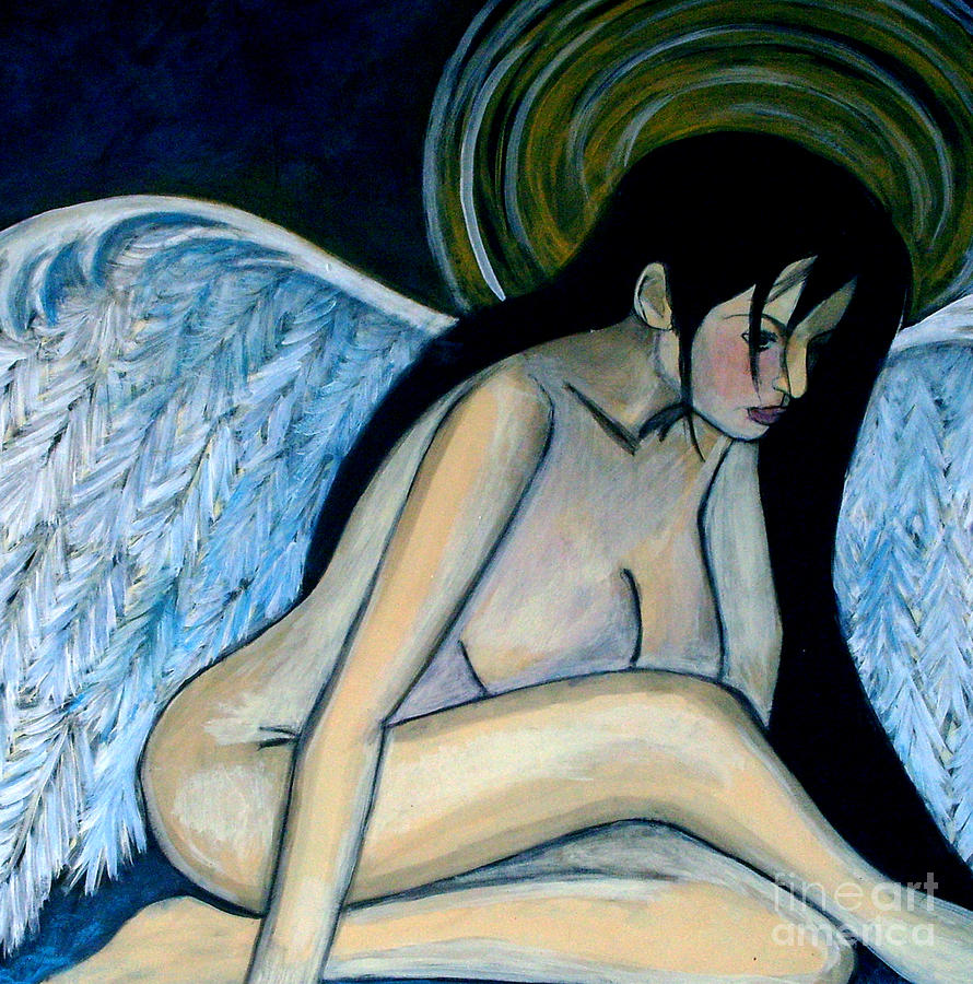 Guardian Angel Painting by Monica Furlow