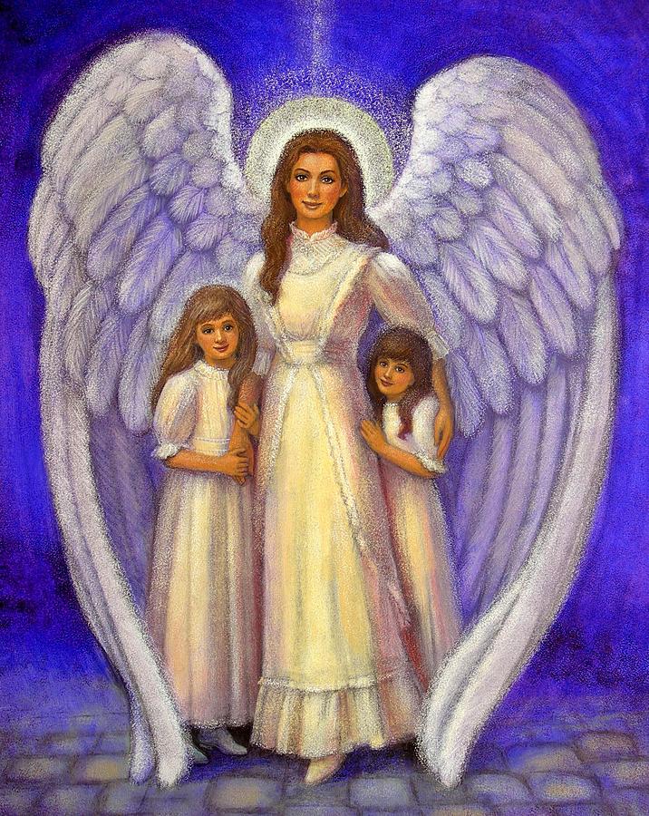 Guardian Angel Painting by Sue Halstenberg