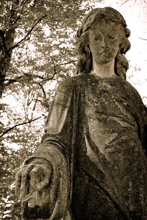 Guardian- Cemetery Art Photograph by Colleen Kammerer