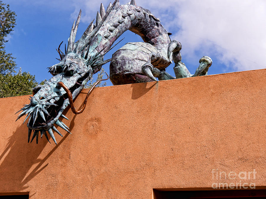 Santa Fe Guardian Dragon Photograph by Brenda Kean