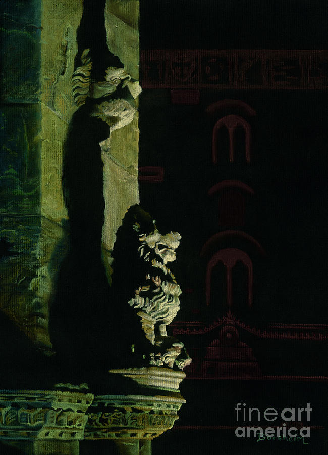 Architecture Painting - Guardian of Firenze Italy by Kelly Borsheim