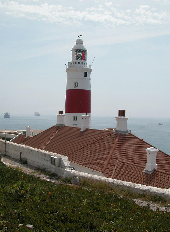 Lighthouse Photograph - Guardian of Gibraltar by William Thomas