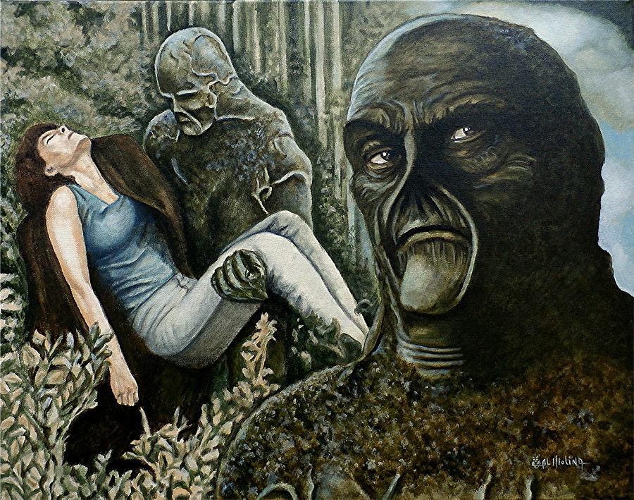 Guardian of the Swamp Painting by Al  Molina