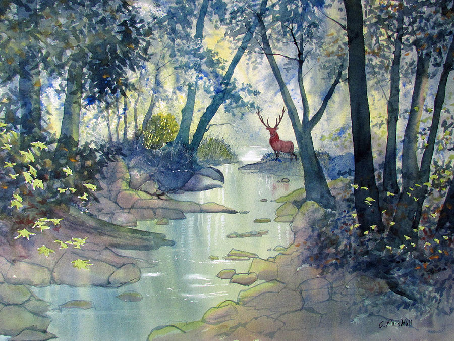 Guardian OThe Glade Painting by Glenn Marshall