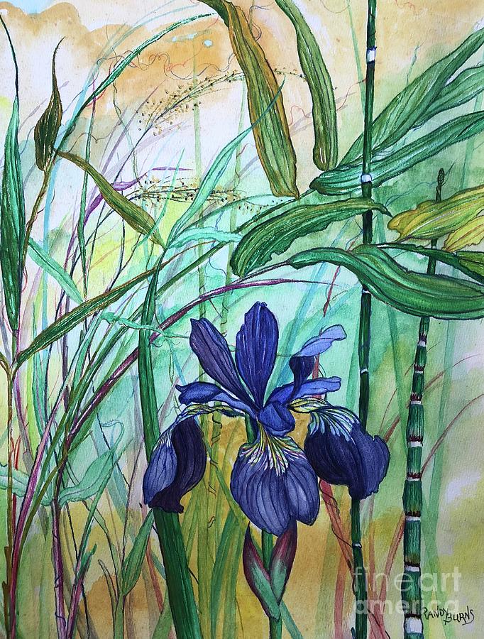 Guarding the Iris Painting by Rand Burns