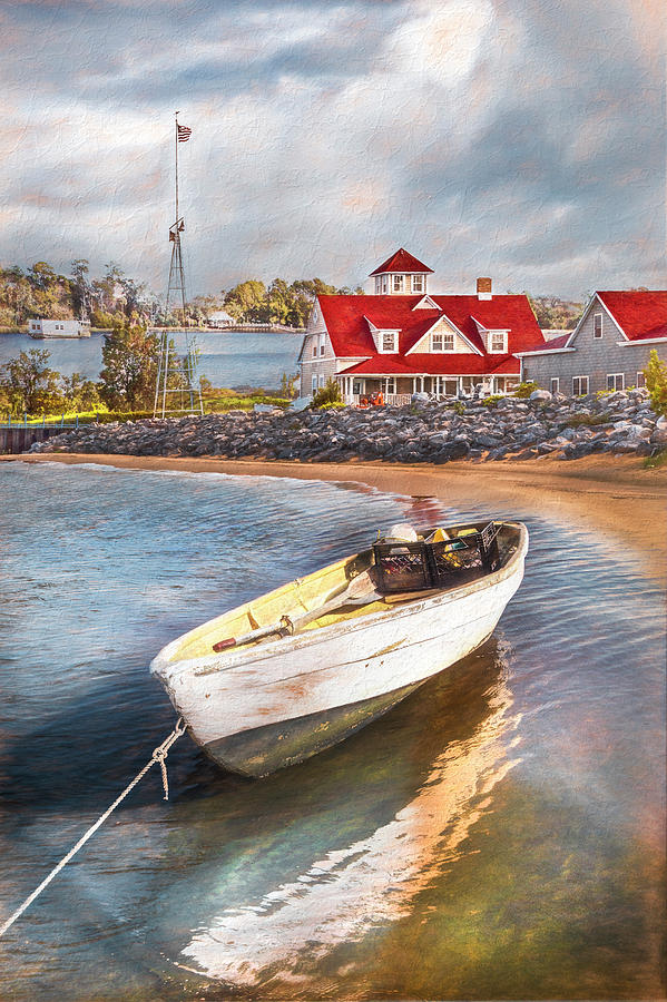 Guarding the Coast Painting Photograph by Debra and Dave Vanderlaan