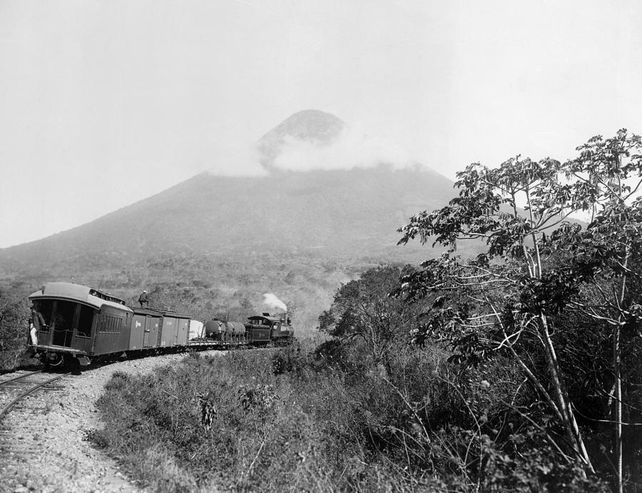 Guatemala: Volcano Photograph by Granger