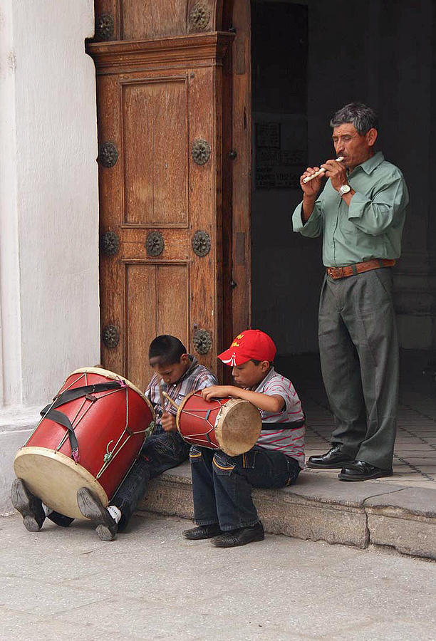 Music Photograph - Guatemalan Call to Mass by Elizabeth Rose