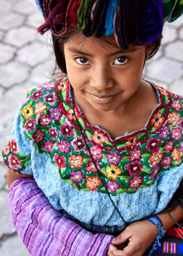 Guatemalan girl Photograph by Tatiana Travelways