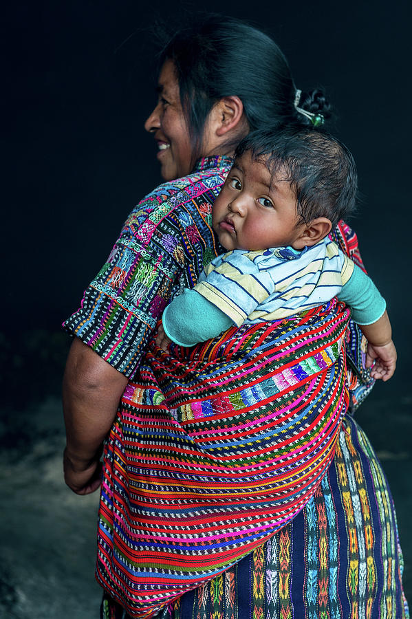 Guatemalan Woman with Baby Photograph by Judith Barath