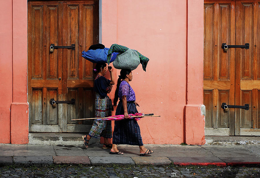 Guatemalan women Photograph by Roberto Pagani