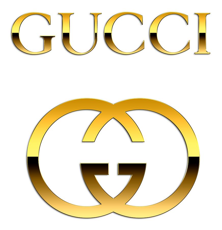 Gucci Exclusive Gold Digital Art by Vadim Pavlov