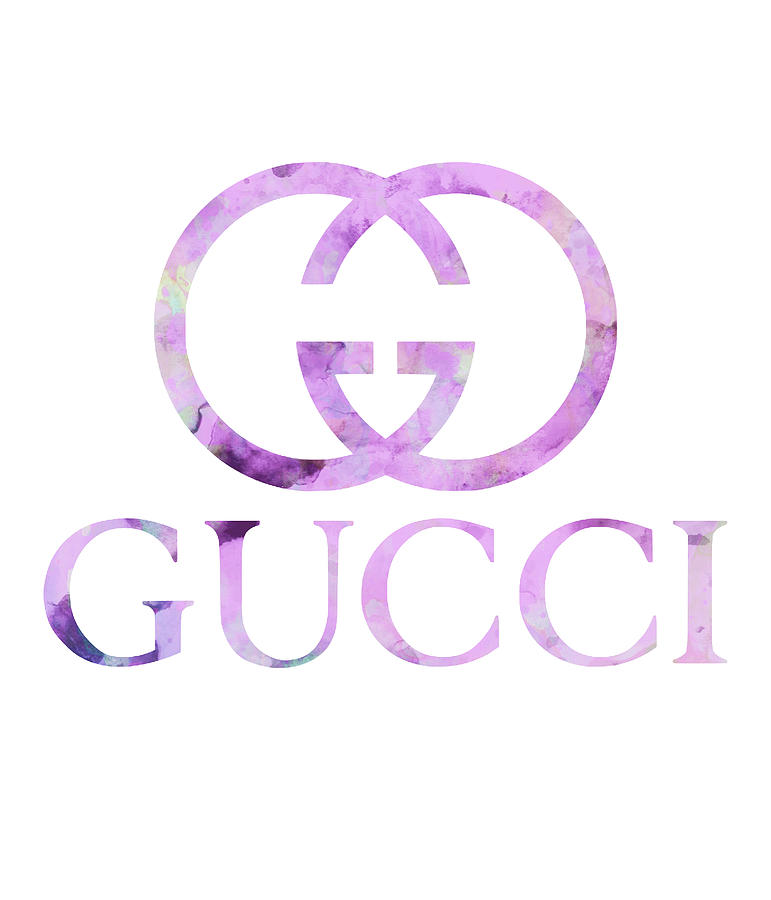Gucci Logo 1 Watercolor 3 Digital Art by Del Art