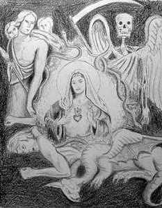 Guerra Drawing by Cyndee Bessant Guerra Drawing by Cyndee Bessant