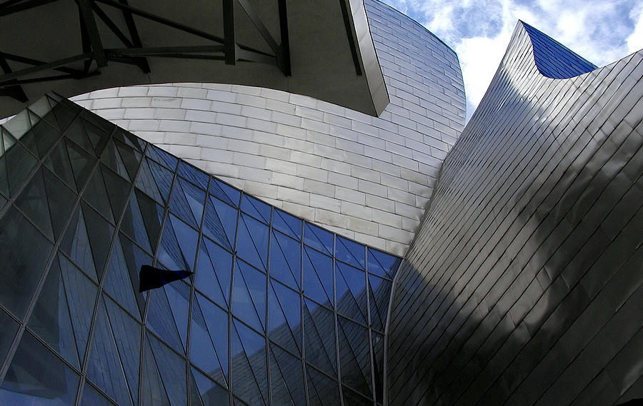 Architecture Photograph - Guggenheim 3 Bilboa Spain by Paul Basile
