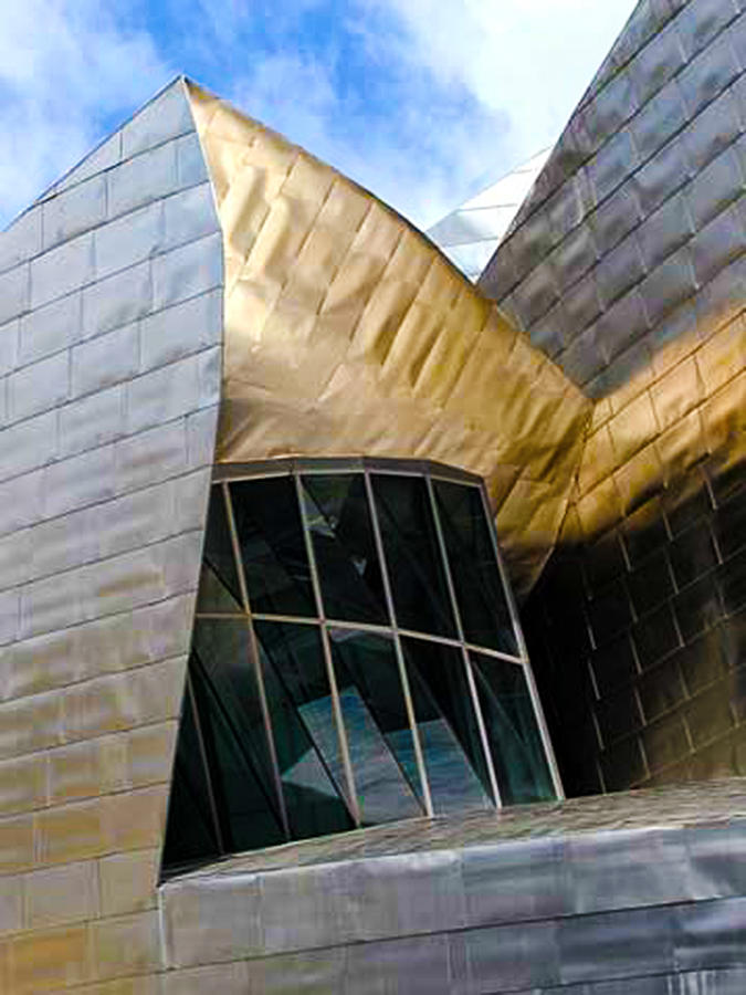 Architecture Photograph - Guggenheim 5 Bilboa Spain by Paul Basile