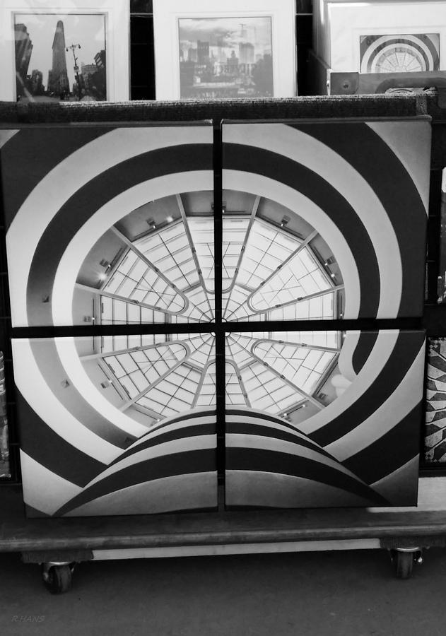 Guggenheim In Quarters B W Photograph by Rob Hans