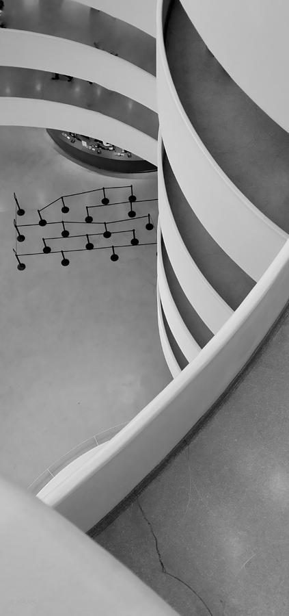 Guggenheim Levels B W Photograph by Rob Hans