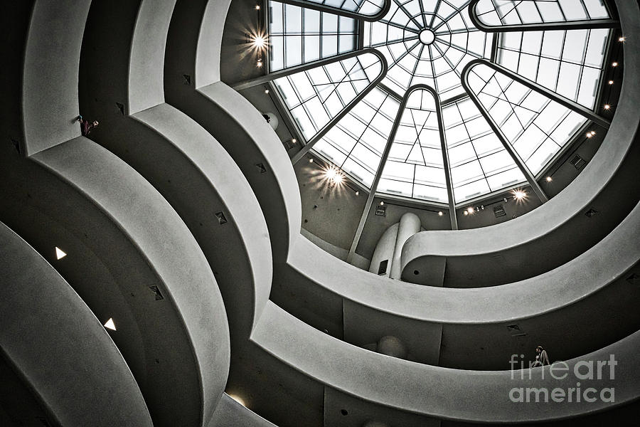 Guggenheim lobby Photograph by Izet Kapetanovic