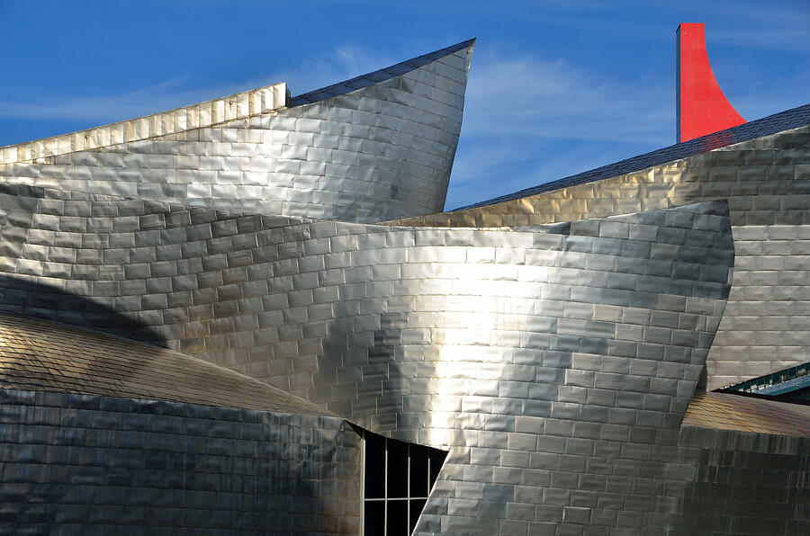 Architecture Photograph - Guggenheim Museum Bilbao - 5 by RicardMN Photography