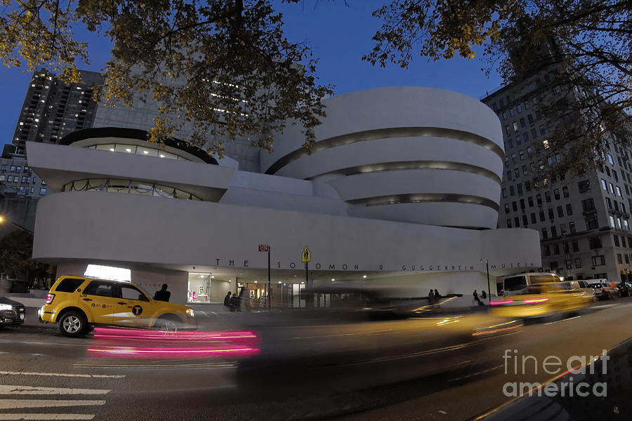Manhattan Photograph - Guggenheim Museum New york by Juergen Held Manhattan Photograph - Guggenheim Museum New york by Juergen Held