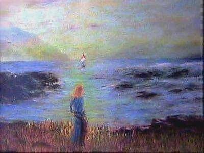 Rocky Cove Painting - Guiding Him Home by Brian Higgins Rocky Cove Painting - Guiding Him Home by Brian Higgins