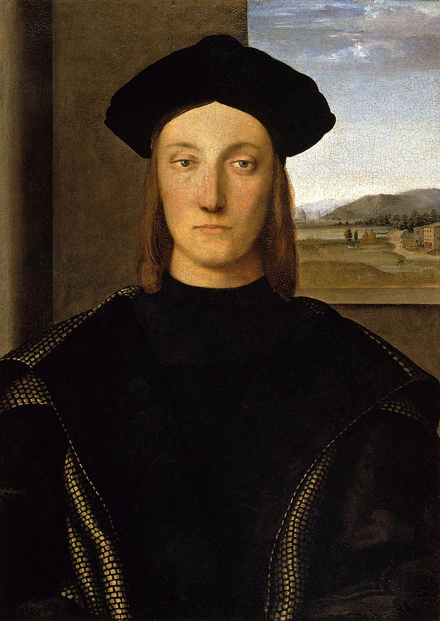 Guidobaldo da Montefeltro Painting by Raphael