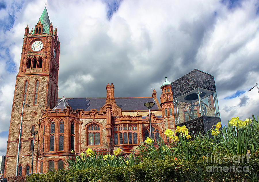 Guildhall in Derry Photograph by Nina Ficur Feenan