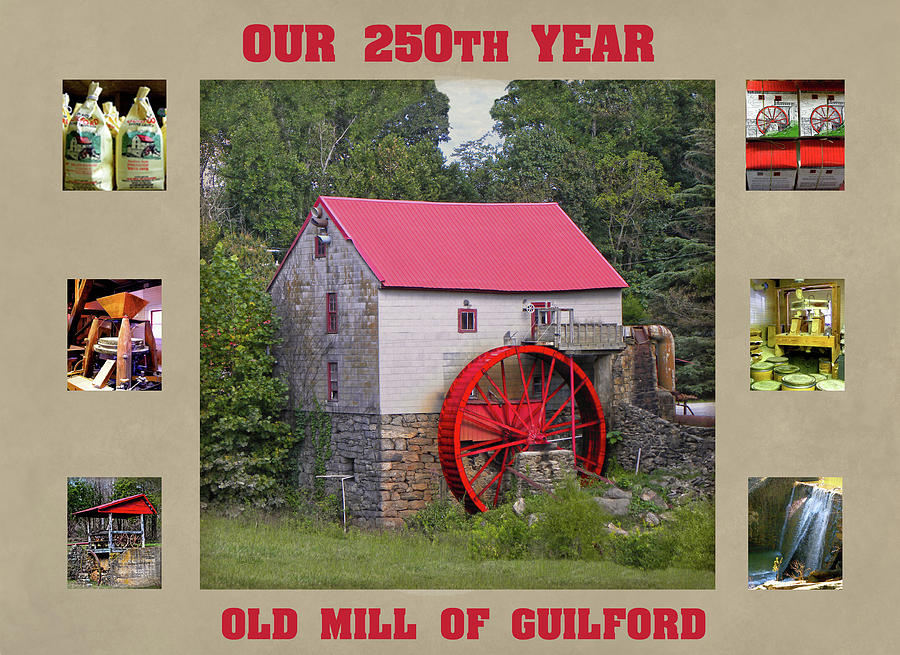 Guilford 250th Year Collage  Photograph by Sandi OReilly