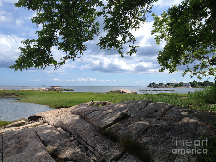 Madison Photograph - Guilford, Ct. Long Island Sound view. by Jane Maurer