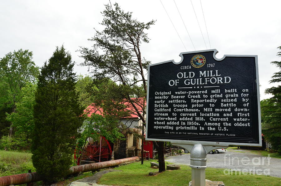 Guilford Grist Mill  Photograph by Bob Sample