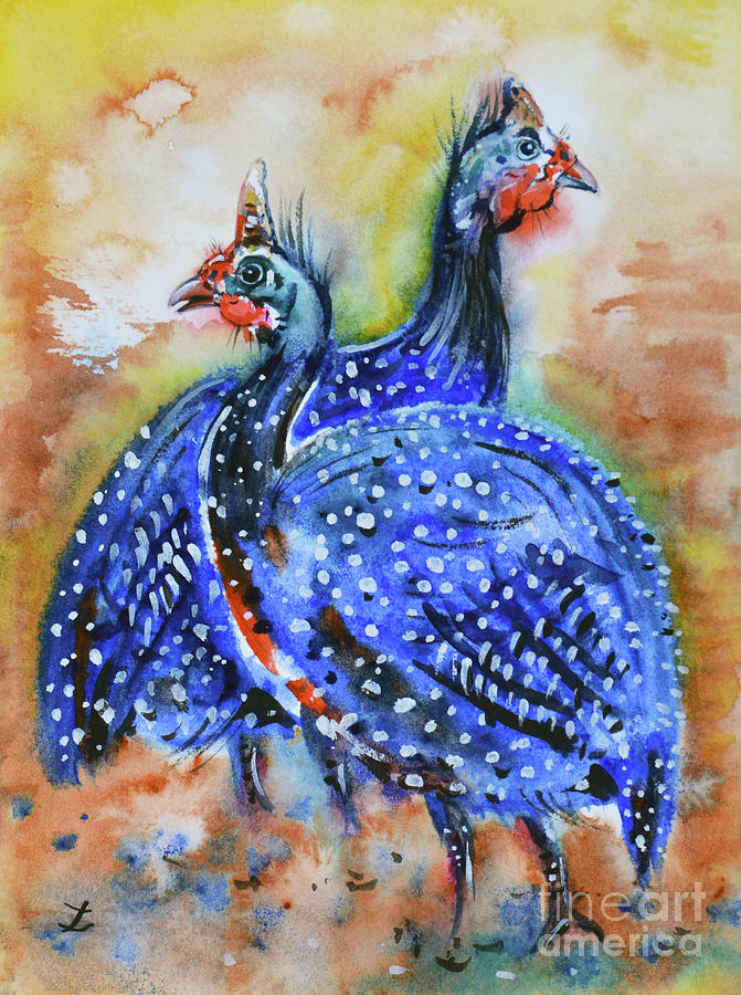 Guineas Painting by Zaira Dzhaubaeva