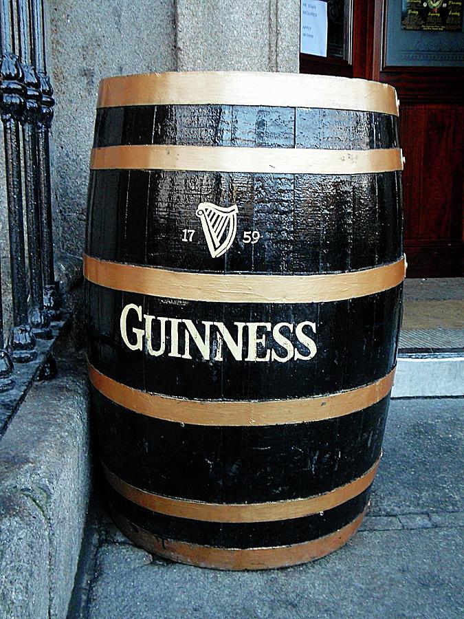Guinness Barrel Photograph by John Hughes