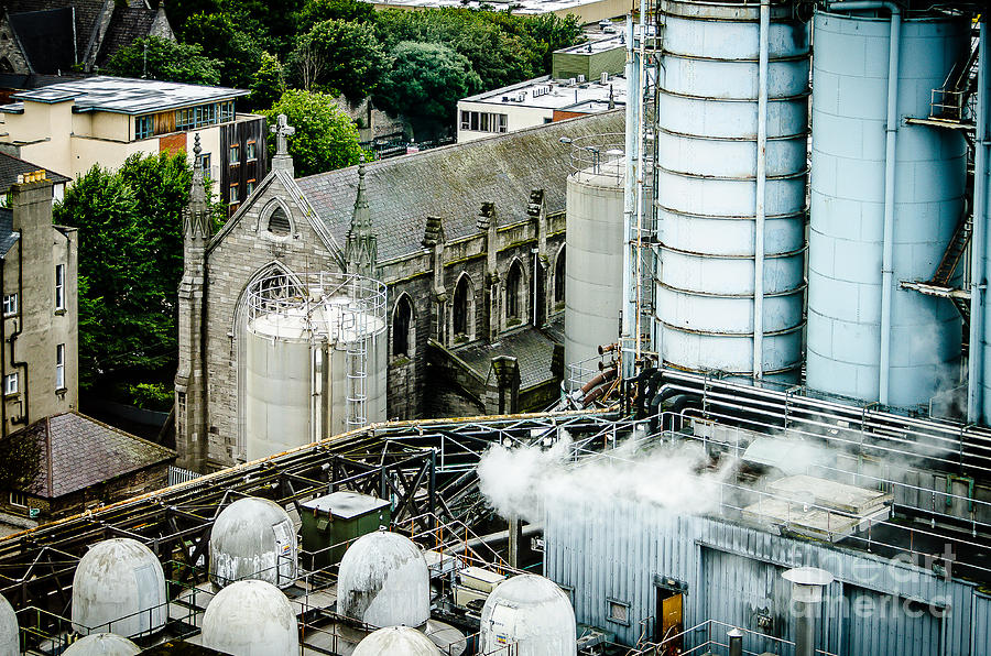 Guinness Brewery and St James Church in Dublin Photograph by RicardMN Photography
