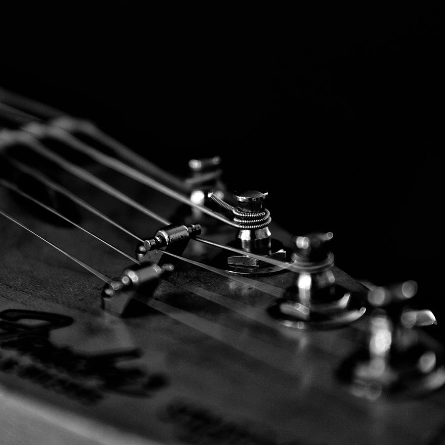 Music Photograph - Guitar Close Up 1 by Stelios Kleanthous