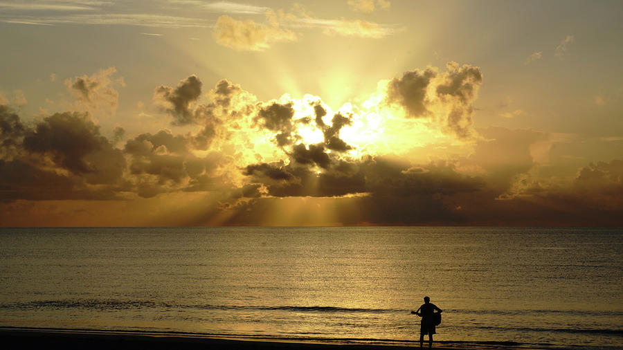 Guitar Dream Sunrise Delray Beach Florida Photograph by Lawrence S Richardson Jr