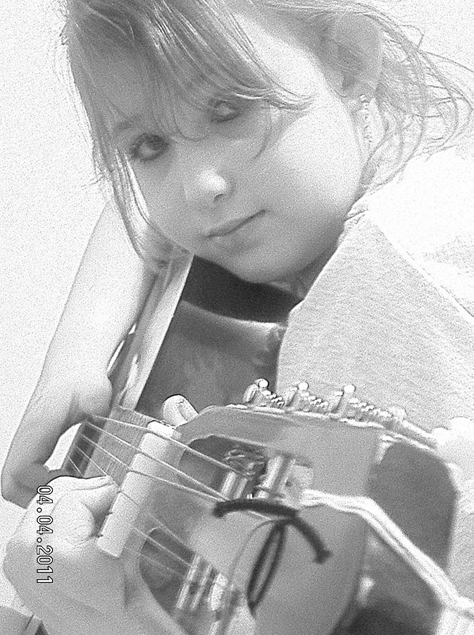 Guitar Girl Photograph by Michelle Hoffmann