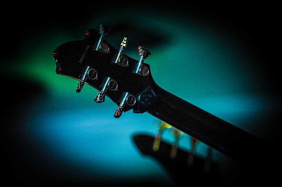 Guitar Head Photograph by Helen Jackson