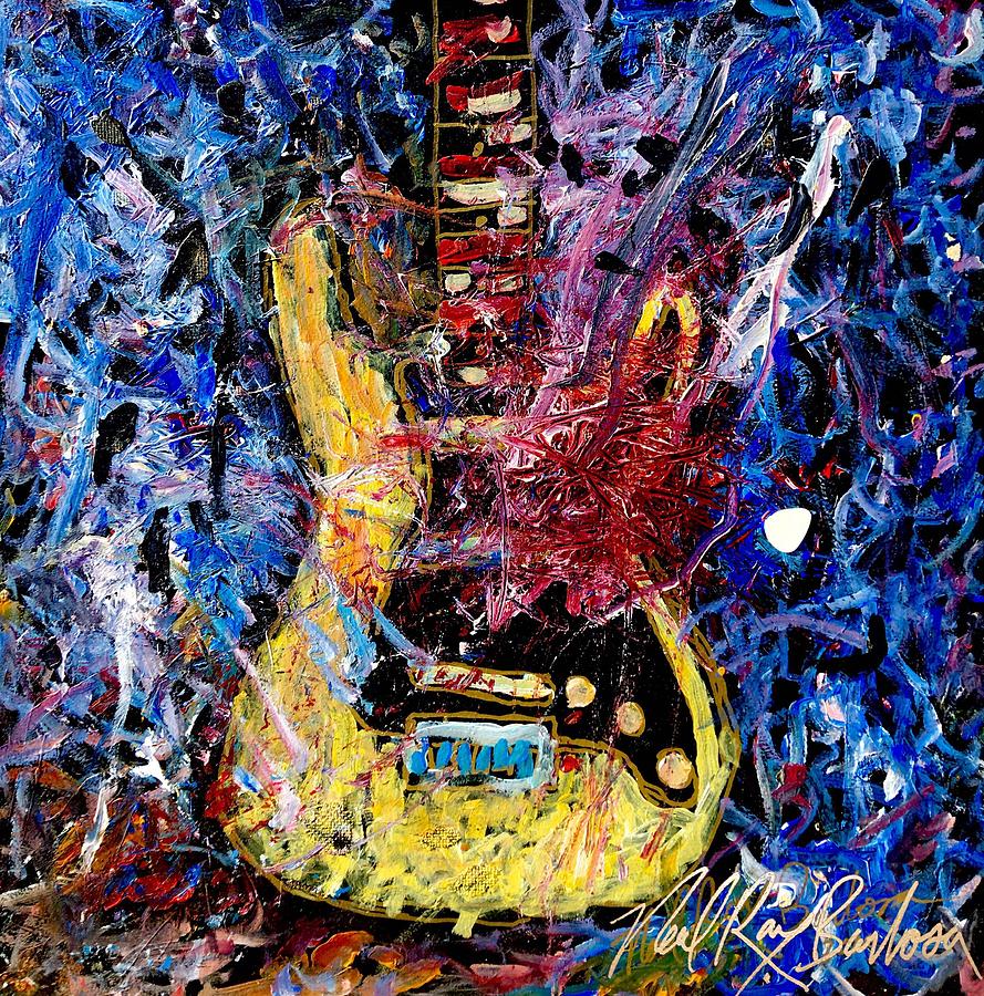 Guitar Hero 9 Painting by Neal Barbosa