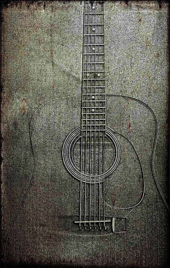 Guitar In High Relief Photograph By Virginia Folkman Fine Art America