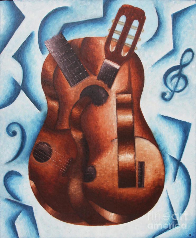 Guitar Painting by Timothy Rudd