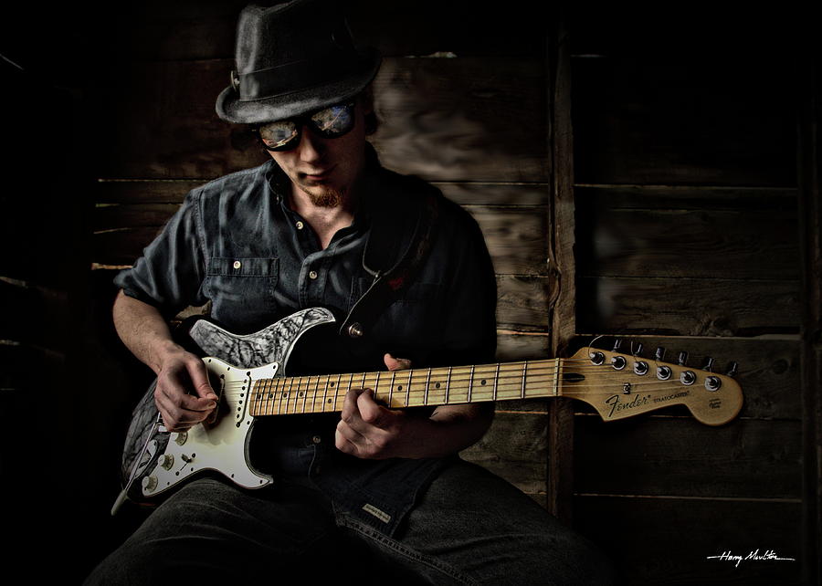 Guitarist Photograph by Harry Moulton