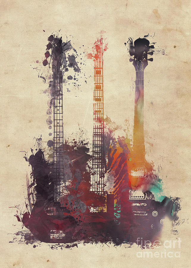 Guitars Painting