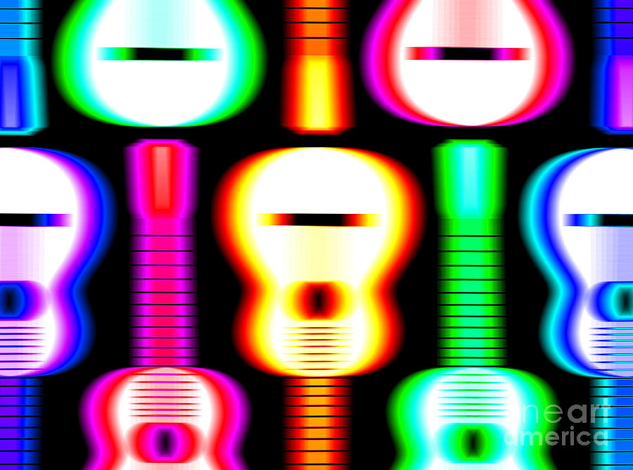 Guitars On Fire 4 Digital Art