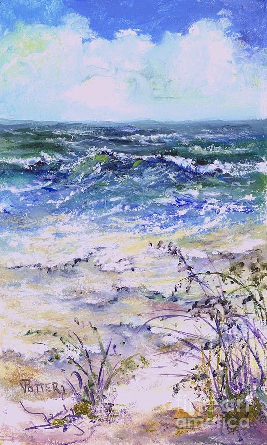 Gulf Coast Florida Keys  Painting by Virginia Potter