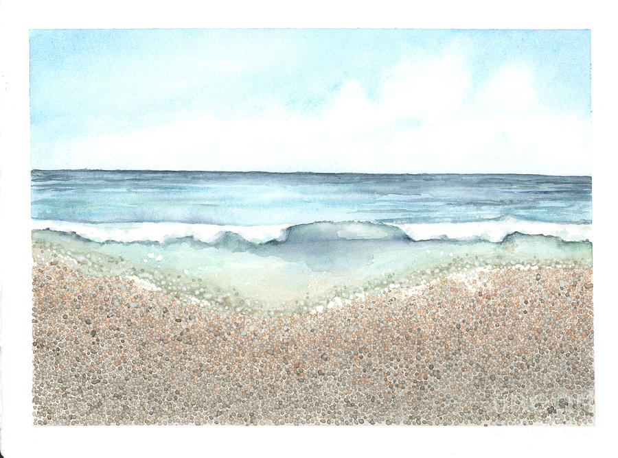 Gulf Coast Painting by Hilda Wagner