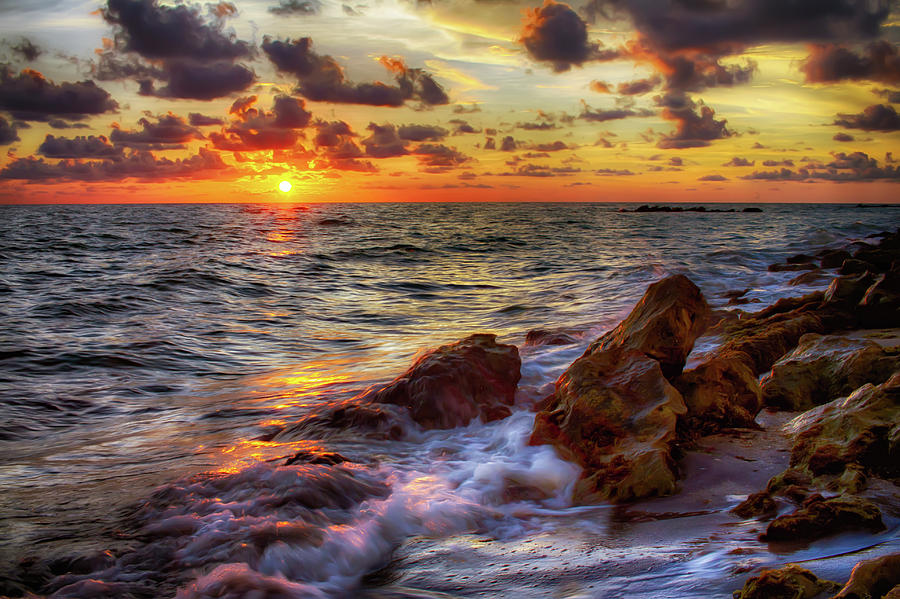 Gulf Coast Sunset Photograph by Joshua Minso