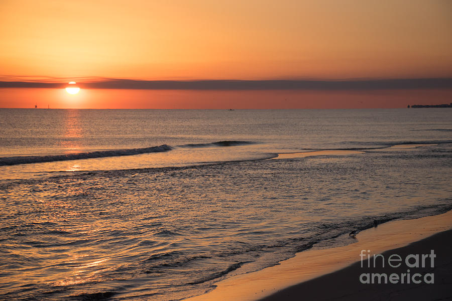 Sunset Photograph - Gulf Coast Sunset by Tim Sevcik